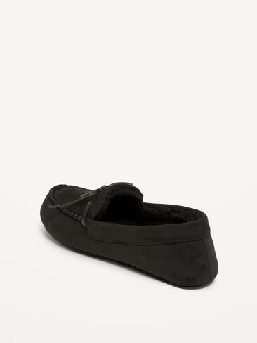 Old Navy Moccasin Slippers for Men - Black Jack in Kuwait
