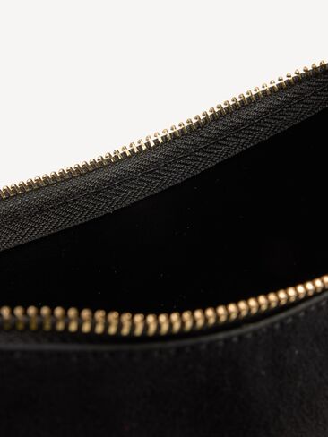 Old Navy Faux-Suede Mini Crescent Bag - Black Jack in Kuwait