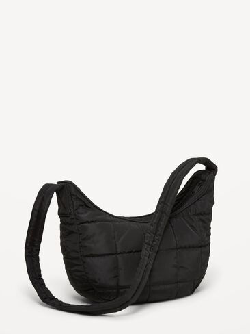 Old Navy Active Puffer Crossbody Bag - Black Jack in Kuwait