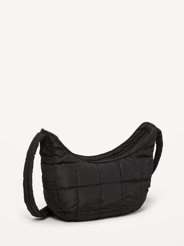 Old Navy Active Puffer Crossbody Bag - Black Jack in Kuwait