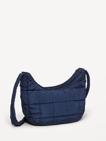 Old Navy Active Puffer Crossbody Bag - Navy in Kuwait