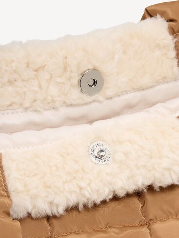 Old Navy Active Puffer Large Sherpa-Lined Tote - Palomino in Kuwait
