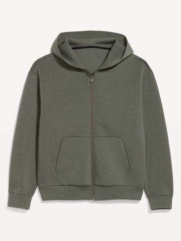 Old Navy Bounce Fleece Oversized Full-Zip Hoodie - LODEN in Kuwait