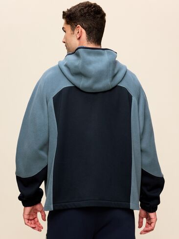 Old Navy Sherpa Quarter-Zip Hooded Jacket - In the Navy in Kuwait
