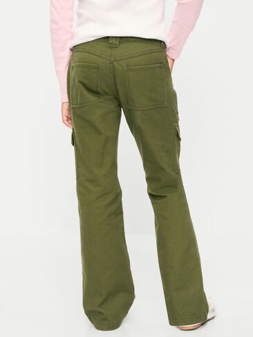 Old Navy Low-Rise Flare-Leg Utility Pants for Girls - Secret Garden in Kuwait