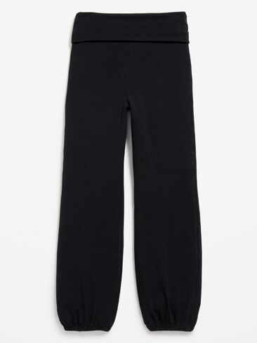 Old Navy High-Waisted PowerChill Bubble Joggers for Girls - Black Jack in Kuwait