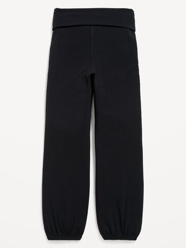 Old Navy High-Waisted PowerChill Bubble Joggers for Girls - Black Jack in Kuwait
