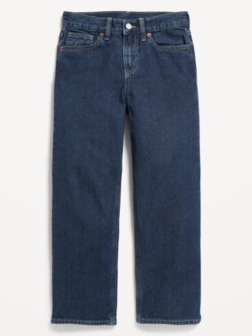 Old Navy Baggy Non-Stretch Jeans for Boys - Dark Wash in Kuwait