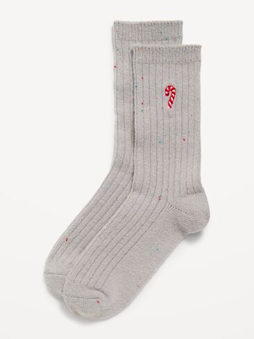 Old Navy Confetti Socks for Women - Candy Cane Stripe in Kuwait