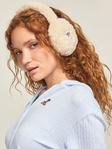 Old Navy Old Navy x Disney Bambi Sherpa Earmuffs for Women - Cream Puff in Kuwait
