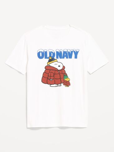 Old Navy Peanuts™ Snoopy T-Shirt - White Lilies in Kuwait