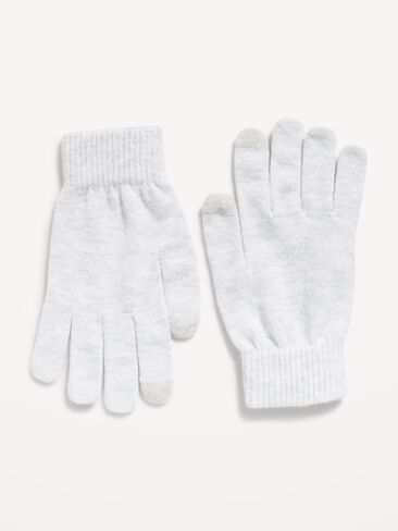 Old Navy Knit Gloves for Women - Light Gray Heather in Kuwait