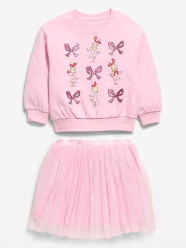 Old Navy Dr. Seuss™ Grinch Sweatshirt & Tutu Skirt Set for Toddler Girls - Cindy in Kuwait