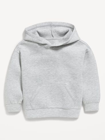 Old Navy Bounce Fleece Oversized Pullover Hoodie for Toddler Boys - Medium Heather Gray in Kuwait