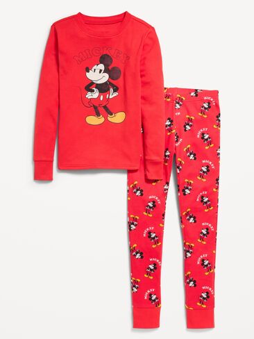 Old Navy Disney© Snug-Fit Gender-Neutral Graphic Pajama Set for Kids - Mickey Mouse in Kuwait