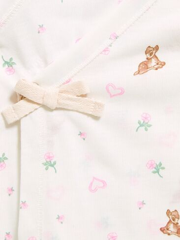 Old Navy Old Navy x Disney Bambi Wrap-Front Top and Footed Pants Set for Baby - Bambi Floral in Kuwait