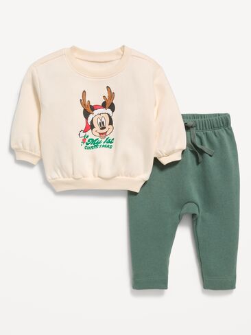 Old Navy Disney© Crew-Neck Sweatshirt and Sweatpants Set for Baby - Mickey Mouse in Kuwait