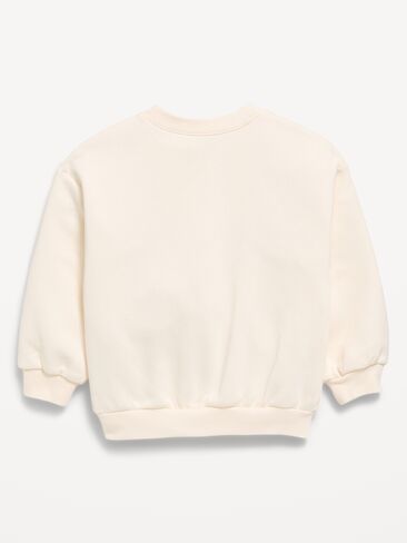 Old Navy Oversized Sweatshirt with Built-In Purse for Toddler Girls - Reindeer in Kuwait