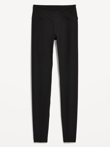 Old Navy Crossover-Waist StudioSmooth Full-Length Legging - Black Jack in Kuwait