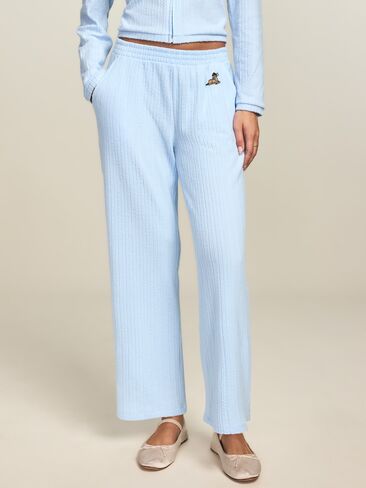 Old Navy Old Navy x Disney Bambi Jacquard-Knit Pants for Women - Sky Maintenance in Kuwait