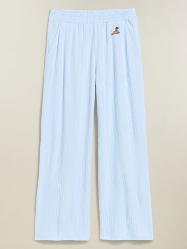 Old Navy Old Navy x Disney Bambi Jacquard-Knit Pants for Women - Sky Maintenance in Kuwait