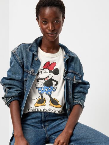 Old Navy Old Navy x Disney Graphic T-Shirt for Women - Minnie Mouse in Kuwait