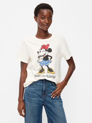 Old Navy Old Navy x Disney Graphic T-Shirt for Women - Minnie Mouse in Kuwait