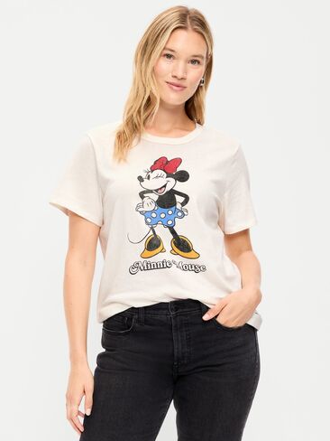 Old Navy Old Navy x Disney Graphic T-Shirt for Women - Minnie Mouse in Kuwait