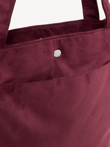Old Navy Faux-Suede Everyday Tote Bag - Vintage Burgundy in Kuwait