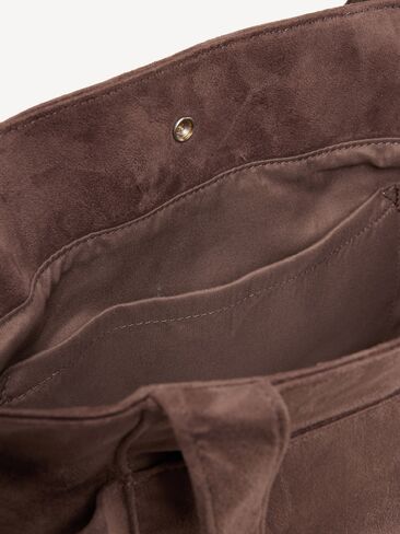 Old Navy Faux-Suede Everyday Tote Bag - Mushroom in Kuwait