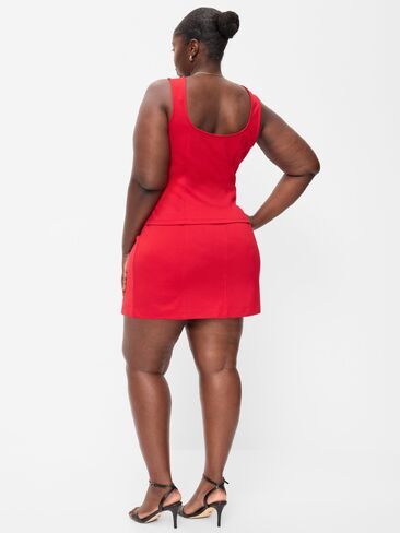 Old Navy High-Waisted Ponte Mini Skirt - Robbie Red in Kuwait
