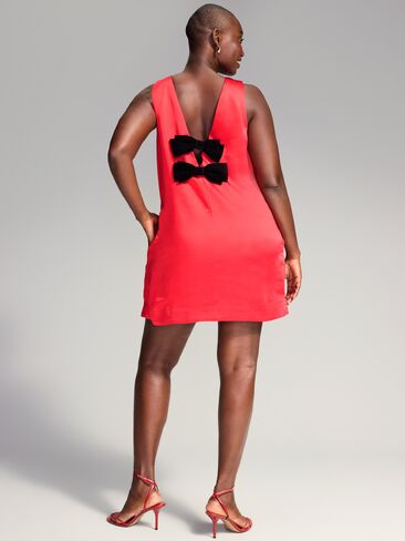 Old Navy The Occasion by Old Navy Sleeveless Bow-Back Mini Dress - Robbie Red in Kuwait