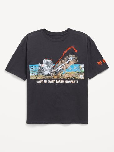 Old Navy Bobcat® Oversized Gender-Neutral T-Shirt for Kids - Panther in Kuwait