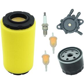 MIU14395 Air Filter for John Deree D100 D105 D110 D130 D140 D160 D170 D125 L105 L107 LA135 Lawn Mower Tractor for 796031 797704 591334 594201 with fuel pump&Oil filter