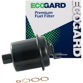ECOGARD XF44870 Premium Fuel Filter Fits Honda Civic 1.6L 1995-2000, Accord 2.2L 1994-1997, CR-V 2.0L 1997-2001, Civic 1.5L 1995, Prelude 2.2L 1997-2001, Odyssey 2.2L 1995-1997, Accord 2.7L 1995-1997