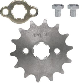 Amavoler 420-13T Front Sprocket 20mm Replacement Parts Fit for 50cc 70cc 90cc 110cc 125cc Dirt Pit Bike Mini Bike ATV 4 Wheeler Moped.(20mm,420-13T)