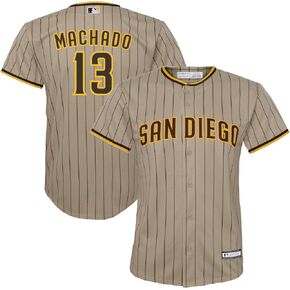 Manny Machado San Diego Padres MLB Kids Youth 8-20 Brown Alternate Player Jersey in Saudi Arabia