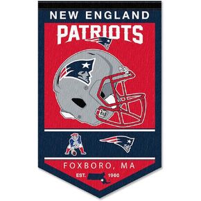 New England Patriots Heritage History Banner Pennant