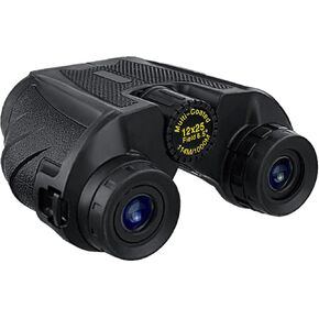 Compact Binoculars for Adults Large Eyepiece Waterproof Binoculars for Bird Watching High Powered Easy Focus Binoculars with Low Light Vision for Outdoor Hunting Travel (6x35 Camouflage)
