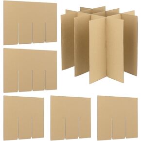 Golden State Art, 4 Sets Moving Box Glass Divider For Wine Glassware, Protect Plate Bottle Ceramic Packing, Fit for 18 x 14 x 12 Inch Box （Excluding Box)
