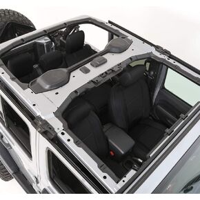Smittybilt 472101 Black Neoprene Seat Covers for 2018+ Jeep Wrangler JL 4-Door