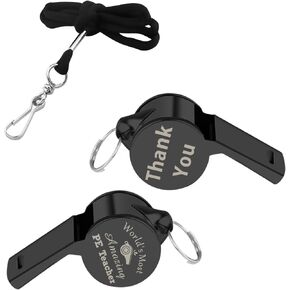 Physical Education Teacher Gift PE Teacher Whistle PE Teachers Gifts for Women Men End of The Year Teacher's Day Gift (AwesomePETeacherWhistle)