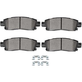 SCITOO Ceramic Pads, Rear Brake Pads Brakes Kits fit for Buick Enclave,Rainier,for Chevy SSR,Trailblazer EXT,Traverse,for GMC Acadia,Envoy XUV,for Oldsmobile Bravada,for Isuzu,for Saab,for Saturn
