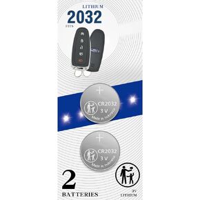 (2Pack) CR2032 2032 Smart Remote Key Fob Battery(2011-2019)Replacement for M3N5WY8609 fits Case Shell for Ford Edge Expedition Explorer Taurus Flex Escape Focus C-Max for Lincoln Navigator MKS MKT MKX
