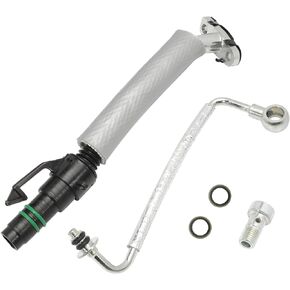 Turbo Oil Feed & Return Pipe Drain Turbocharger Line Replacement, Fits for Buick Encore 2011-2018 Chevy Cruze Sonic Buick Encore Trax 1.4L L4, Replace 55587854 555592600