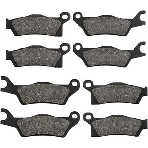 ZICOO Front & Rear Brake Pads for Can-Am Renegade 1000 850 800 R 650 EFI XXC STD Outlander 1000 850 650 570 Outlander Max 1000 850 650 570 705601014 705601015