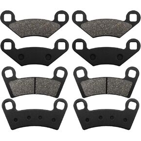 ZICOO Brake Pads for Polaris RZR 800 2008-2014 RZR S 800 800S 2009-2014 RZR 570 2012-2015, Front and Rear Brakes