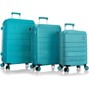 Heys America Neo 3-Piece Hardside Spinner Luggage Set (Aqua)