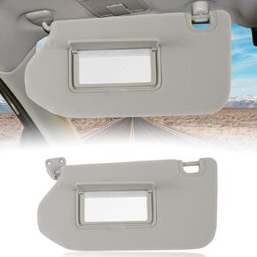 Car Sun Visor Fit for Nissan Pathfinder 2013-2018‎ Sun Visor with Vanity Mirror Cover Infiniti QX60 2014-2017 2013 Infiniti JX35 Plate for Blocking Sunlight 96400-9PB0A(Beige, Right Side)