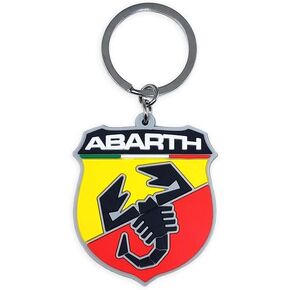 Abarth 21754 Official Key Ring Shield Soft Touch